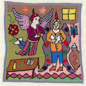 Afghanische Handstickerei