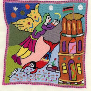 Afghanische Handstickerei