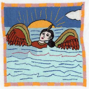 Afghanische Handstickerei