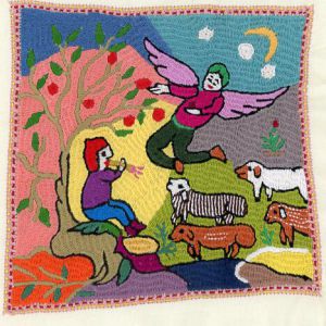 Afghanische Handstickerei