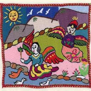 Afghanische Handstickerei